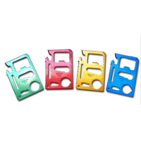 Outdoor Multicolor credit card knife survival tool card UDTEK2002